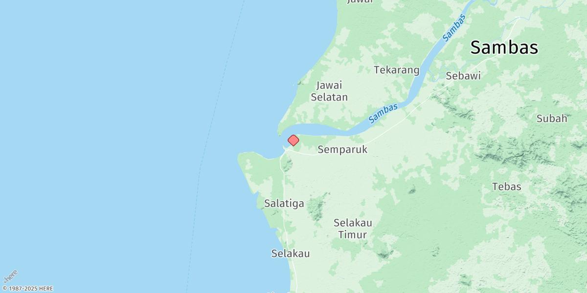 Map of Pemangkat
