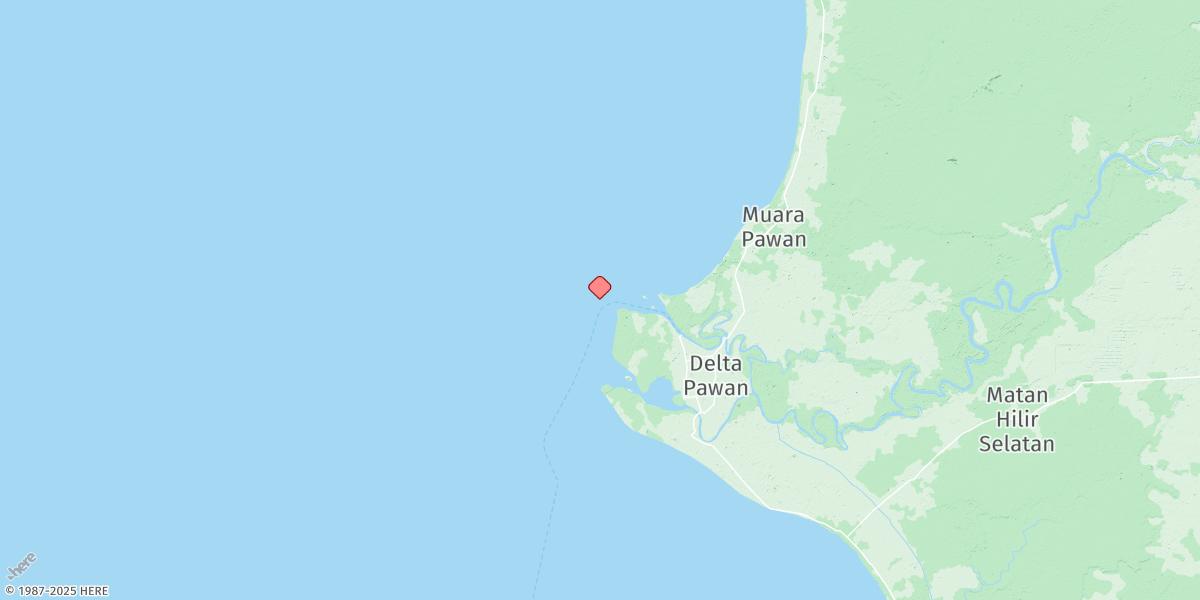 Map of Sungai Pawan (Tanjung Bawang)