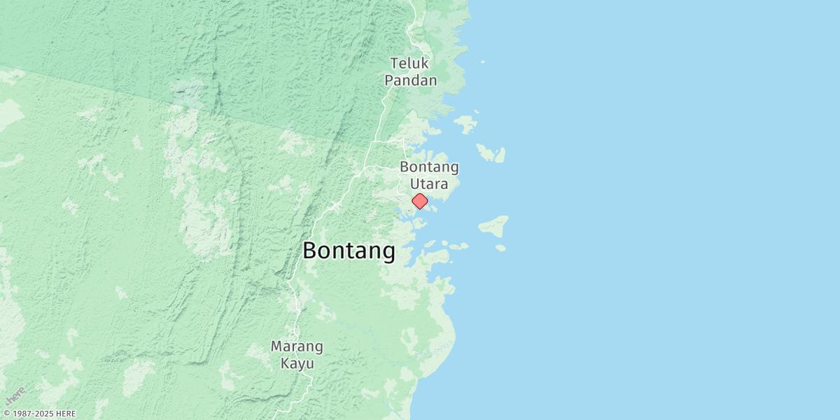 Map of Bontang