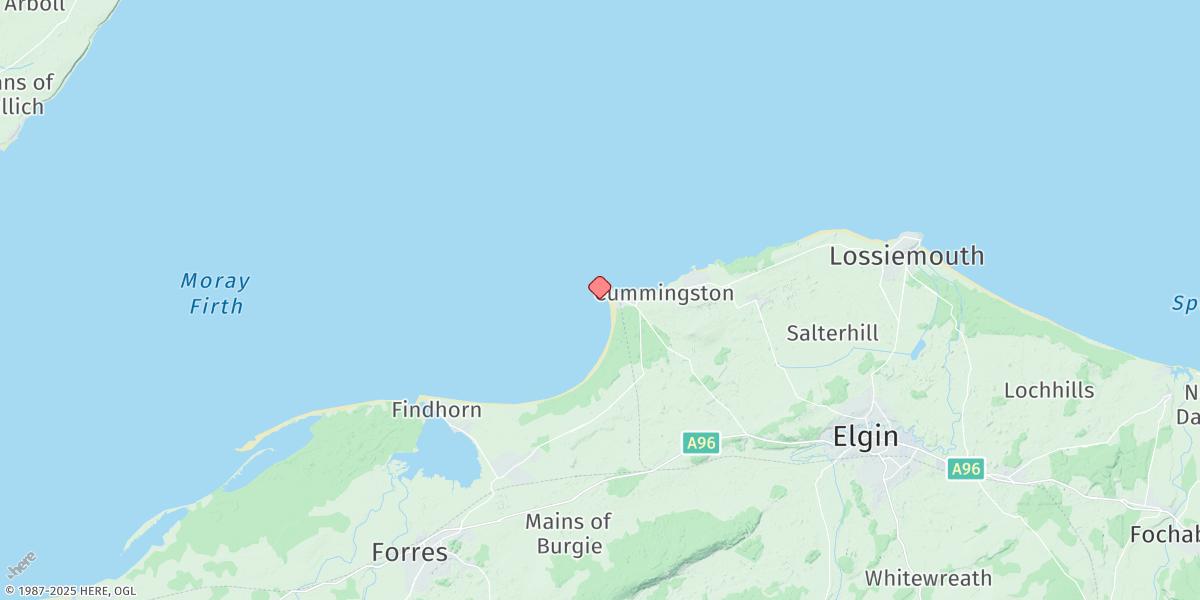 Map of Burghead