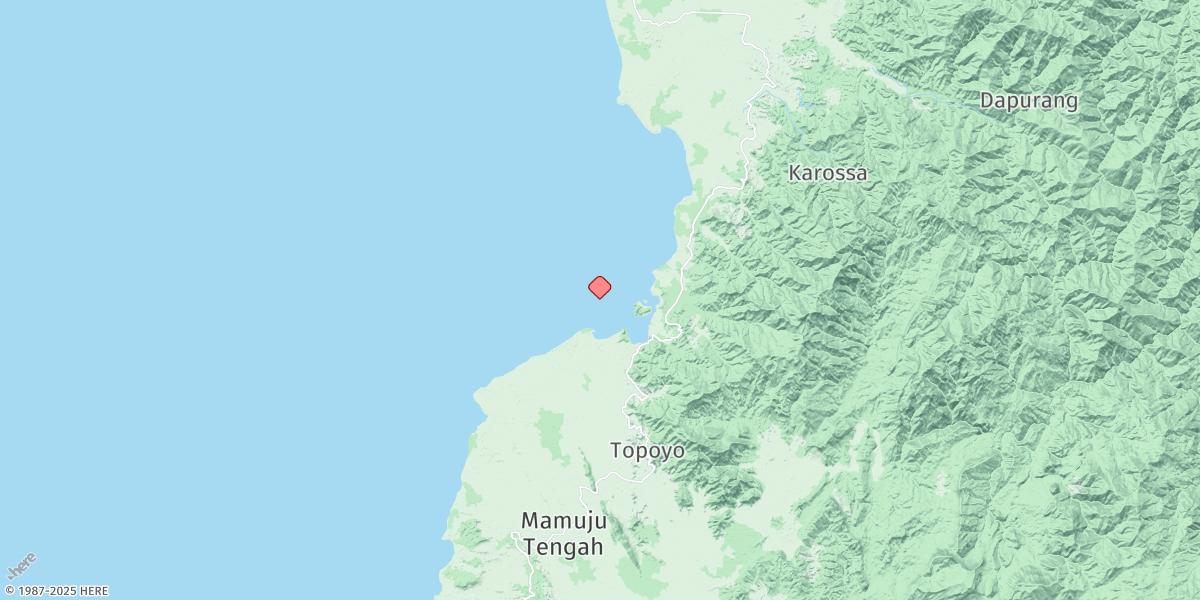 Map of Pulau Tobintah