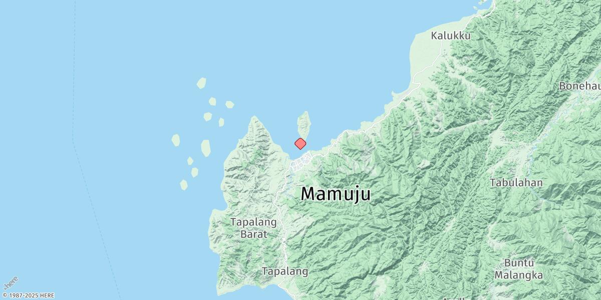 Map of Mamuju