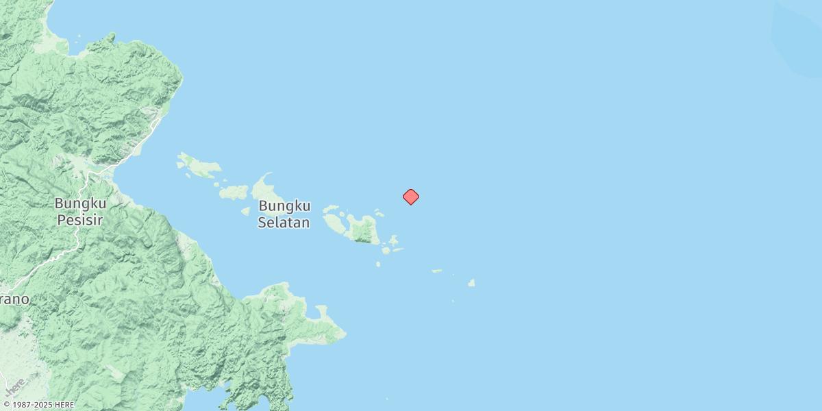 Map of Salabangka