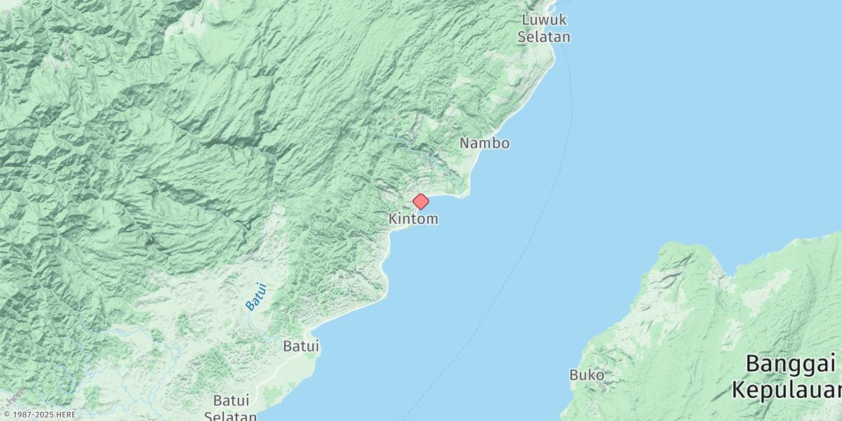 Map of Kintong