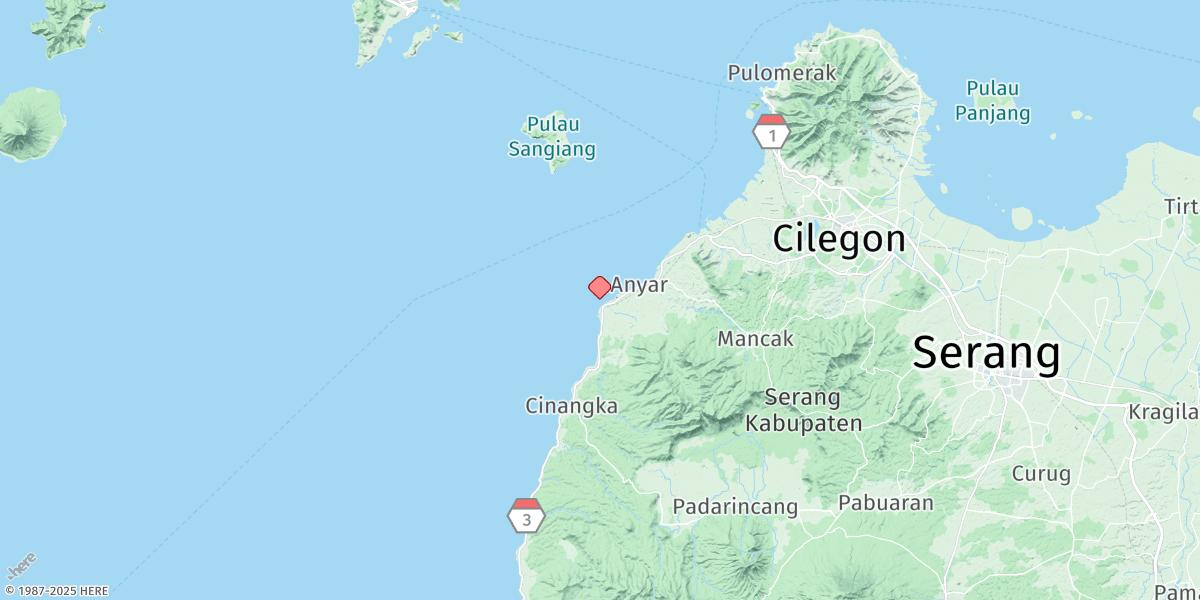 Map of Tanjung Cikoneng