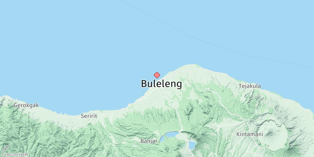 Map of Buleleng
