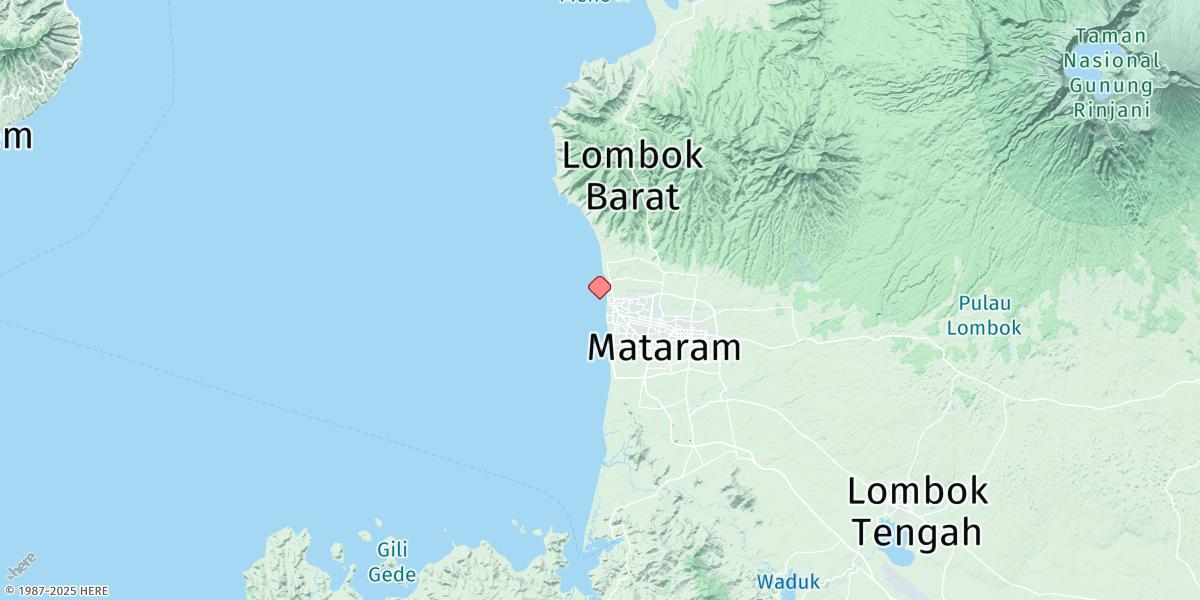 Map of Ampenan