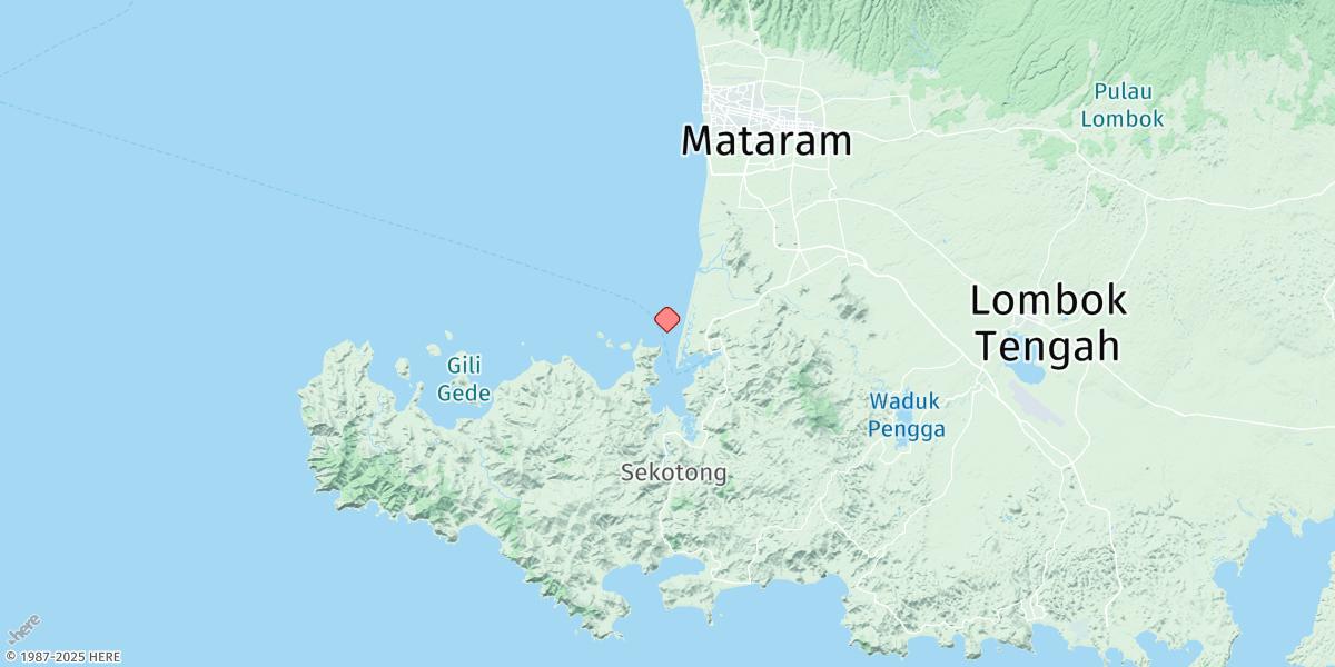 Map of Teluk Labuhantereng