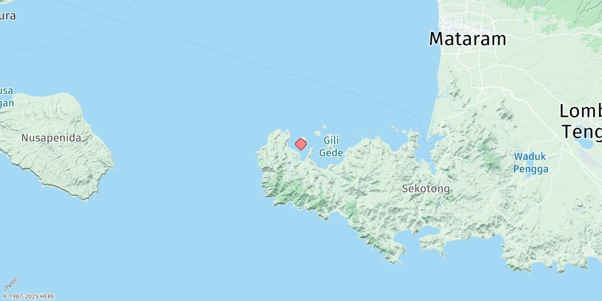 Map of Tanjung Pandanan
