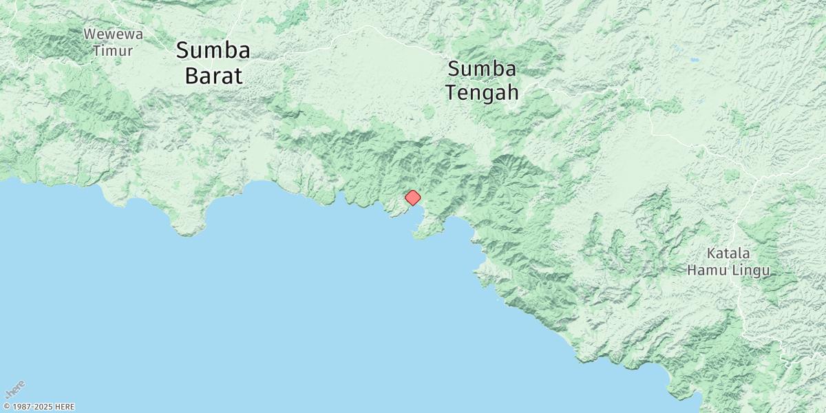 Map of Teluk Sendikari