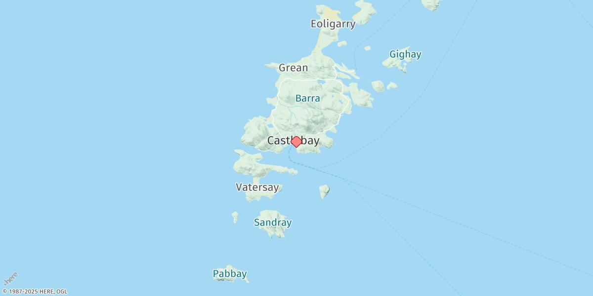 Map of Castlebay