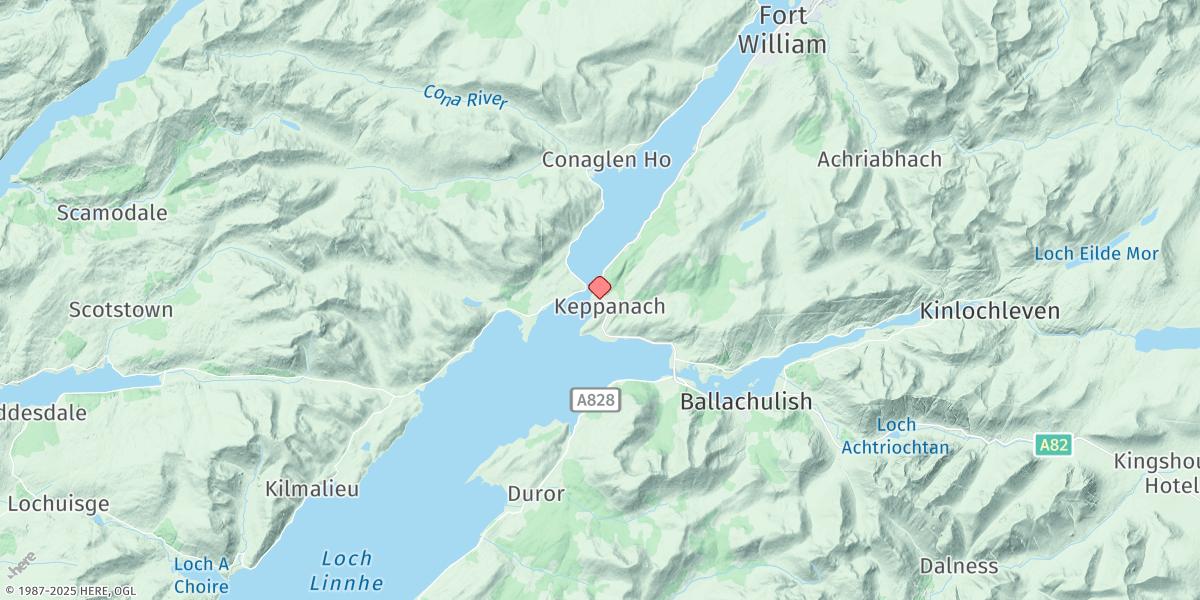Map of Corran