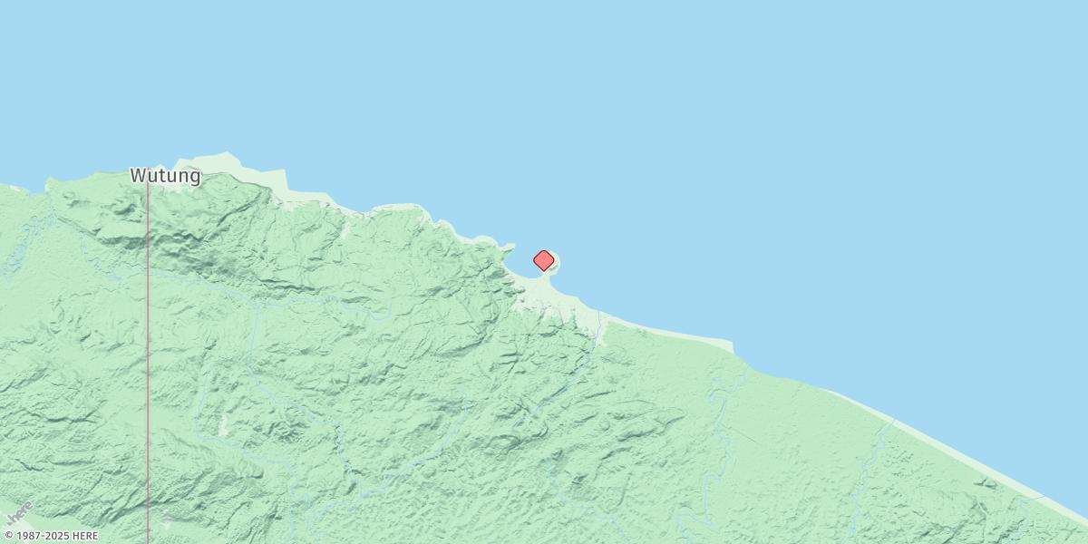 Map of Vanimo