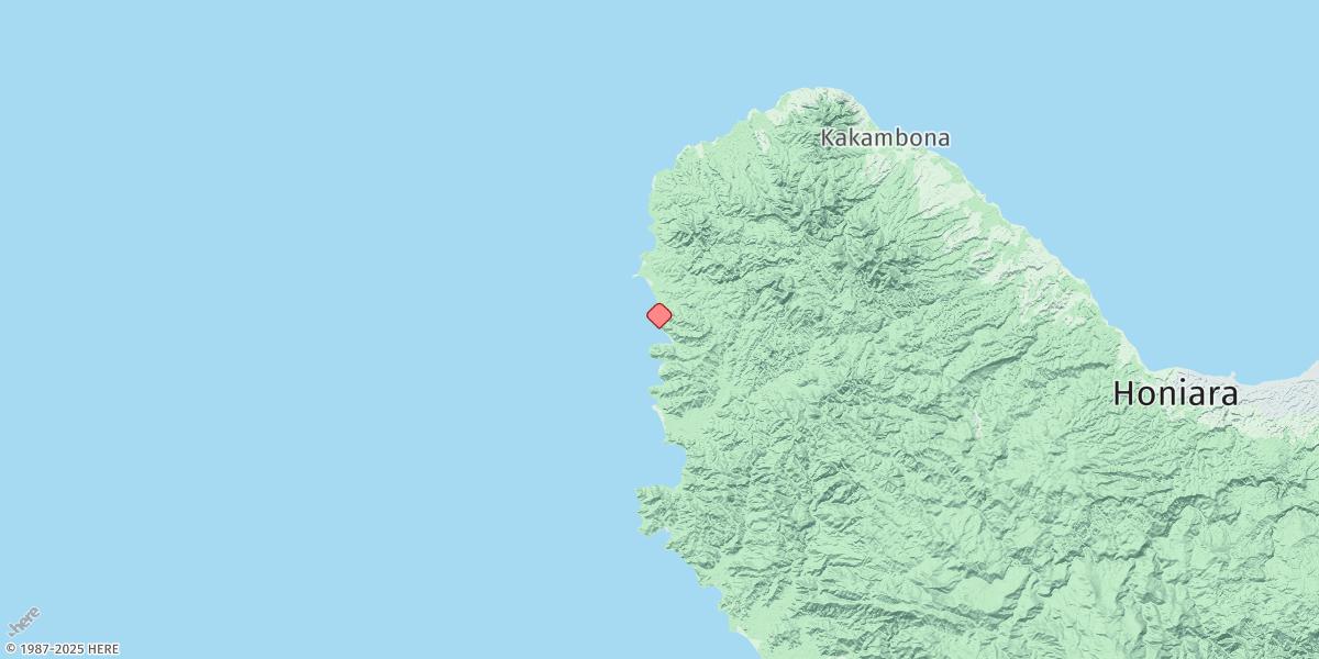 Map of Lambi Bay