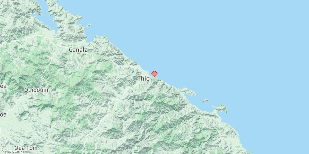 Map of Thio