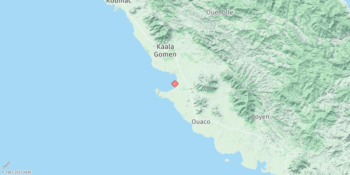 Map of Baie De Gomen