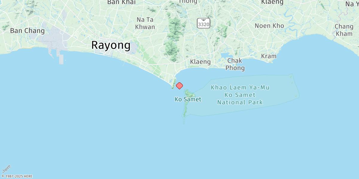 Map of Chong Samet