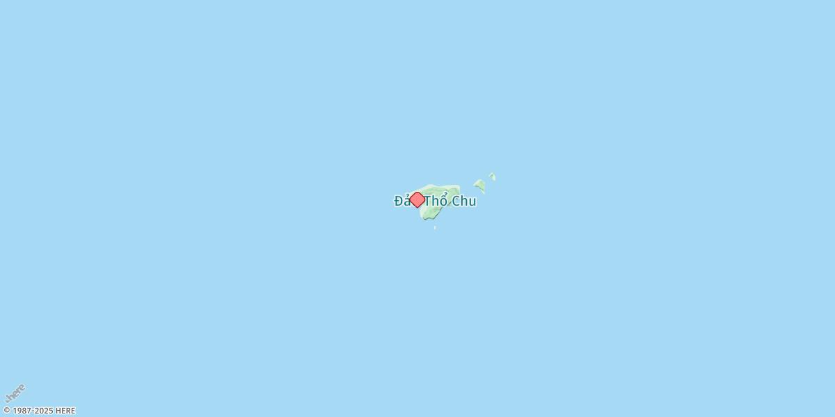 Map of Hon Tho Chau