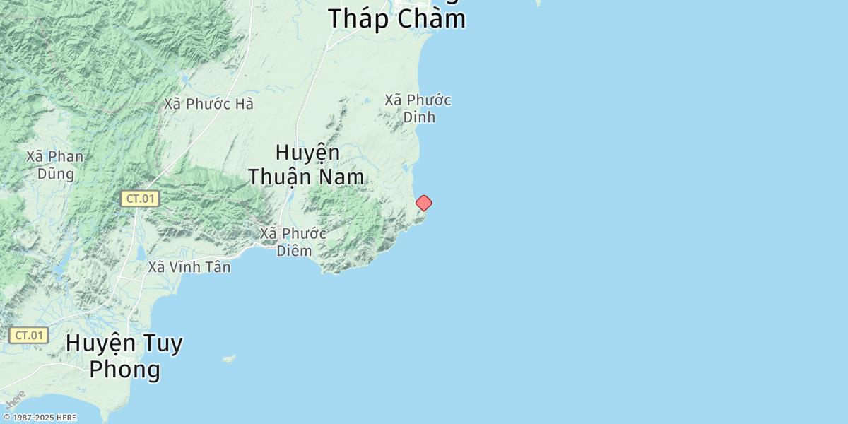 Map of Cap Padaran