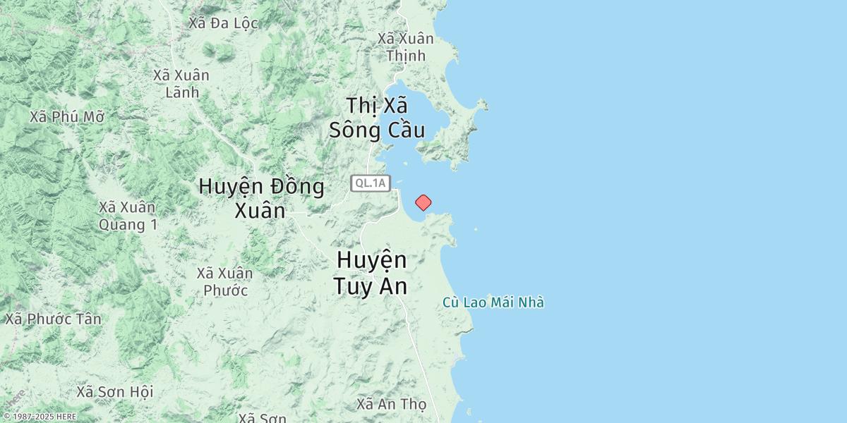 Map of Baie De Xuan Day