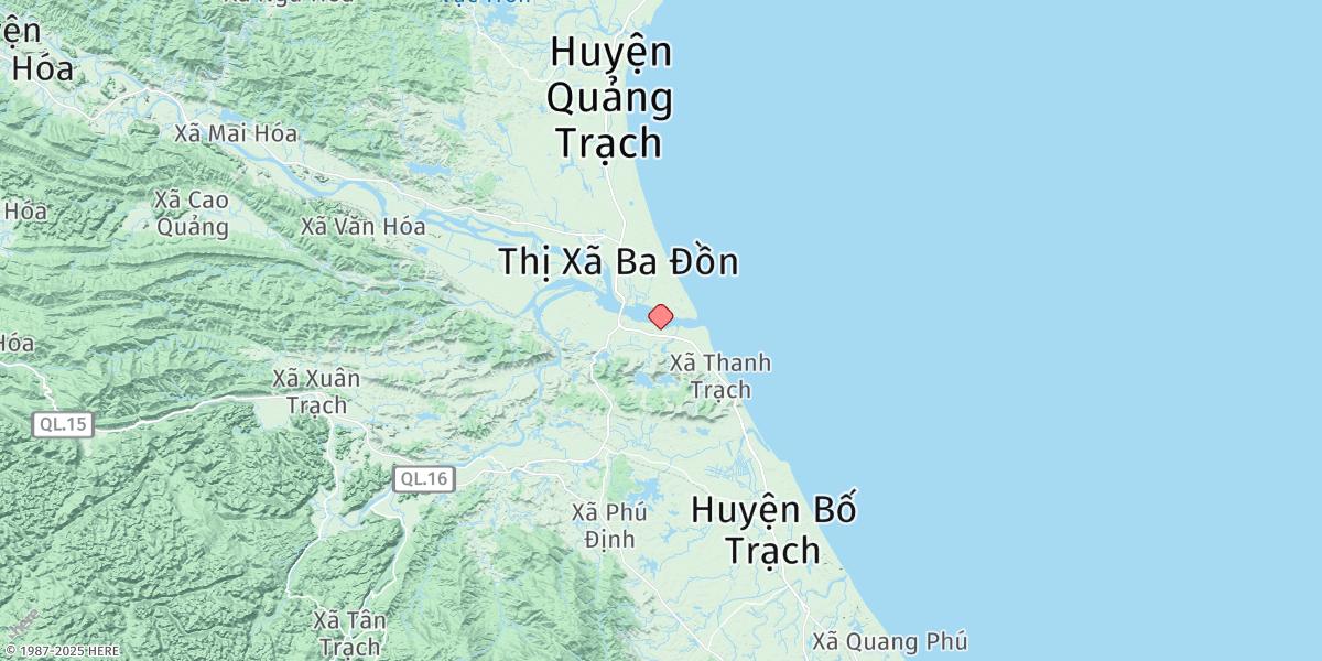 Map of Quang Khe