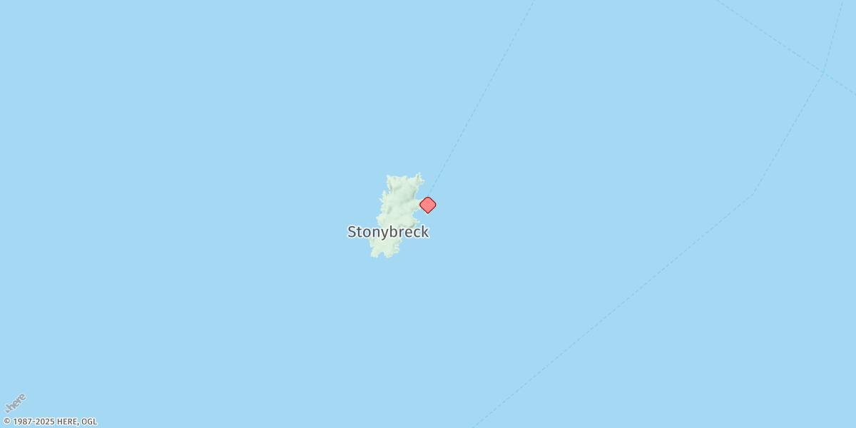 Map of Fair Isle