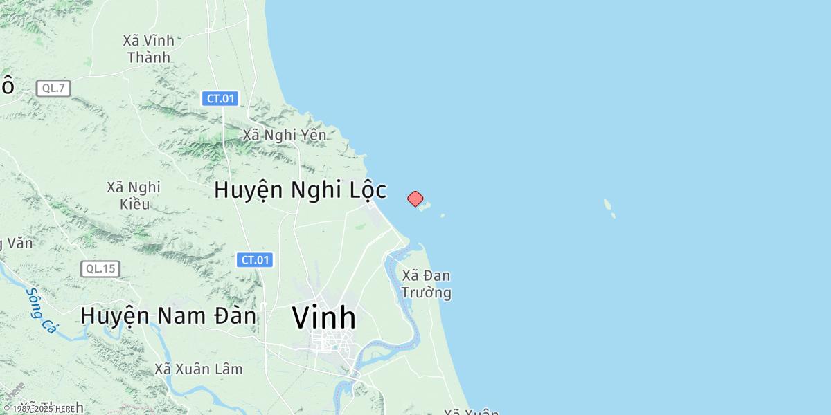 Map of Hon Nieu
