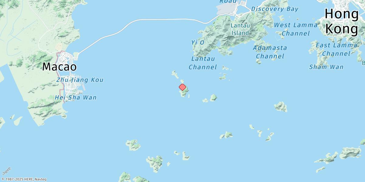 Map of Guishan Dao