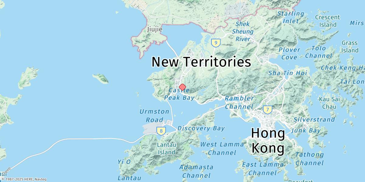 Map of Tsing Shan Wan