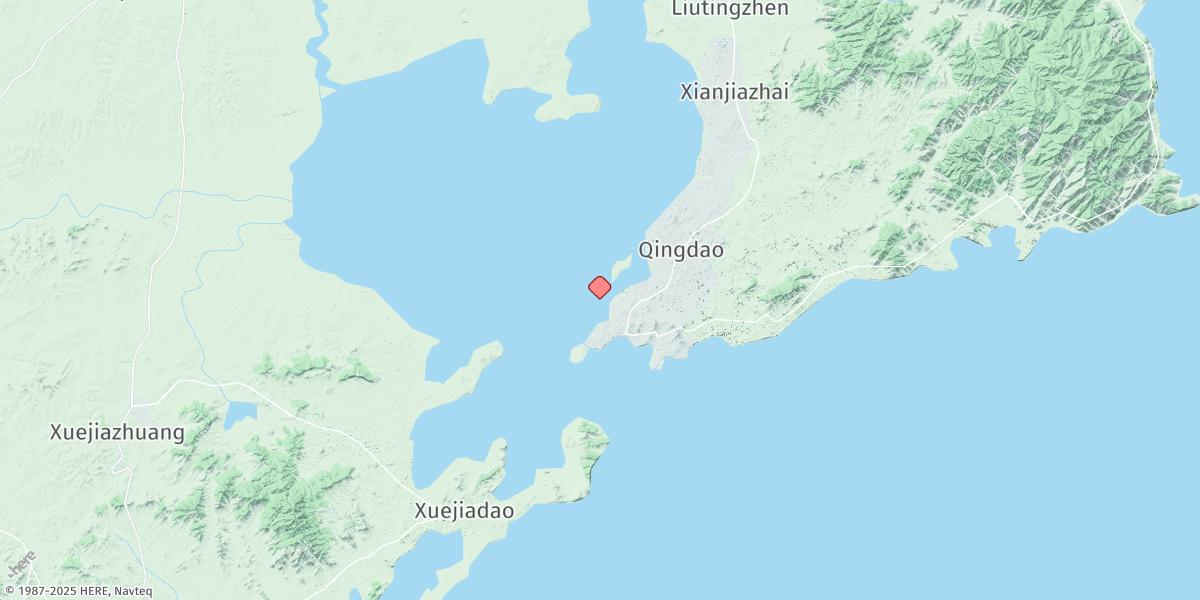 Map of Qingdao