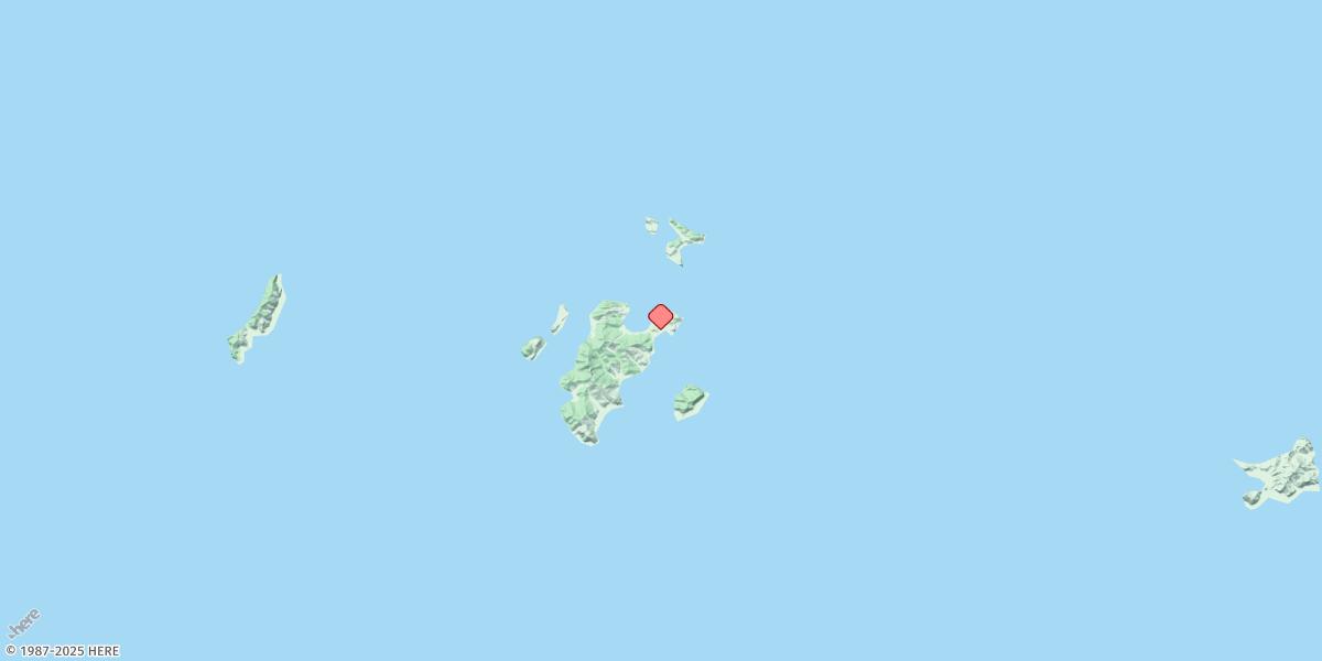 Map of Daeheuksando