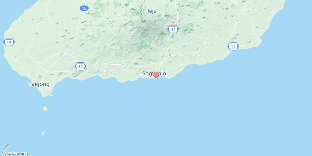 Map of Seogwipo