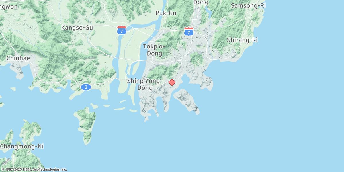 Map of Busan