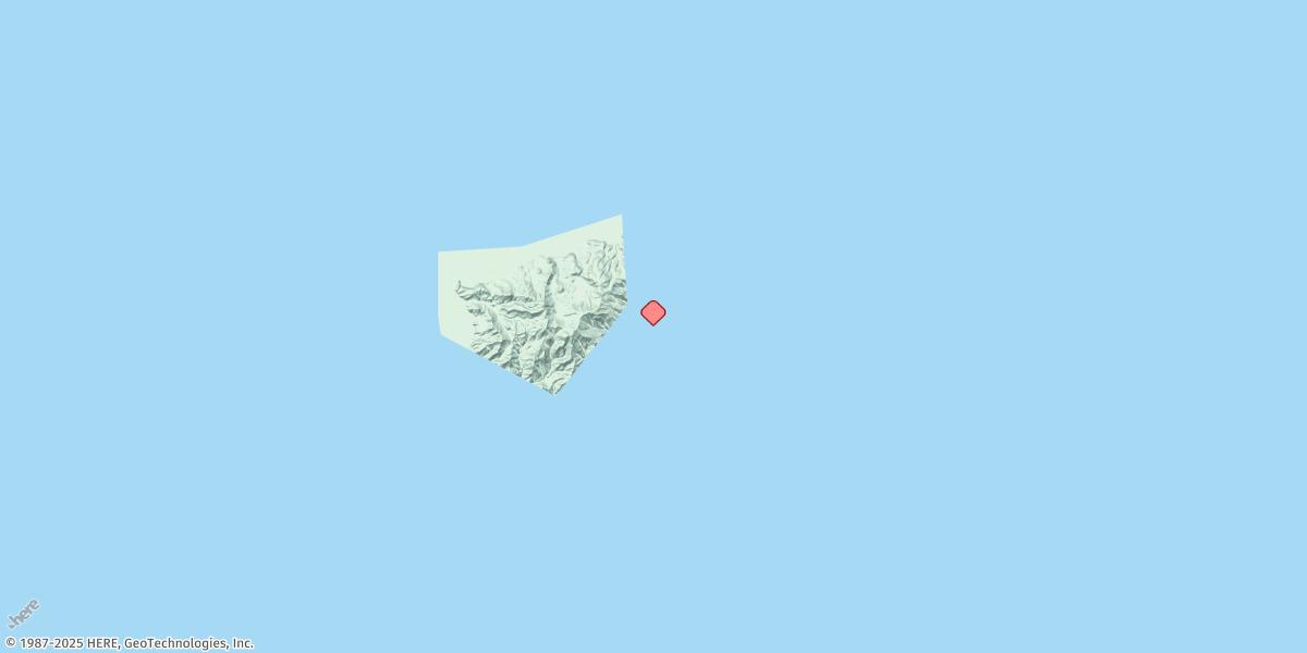 Map of Ulleungdo