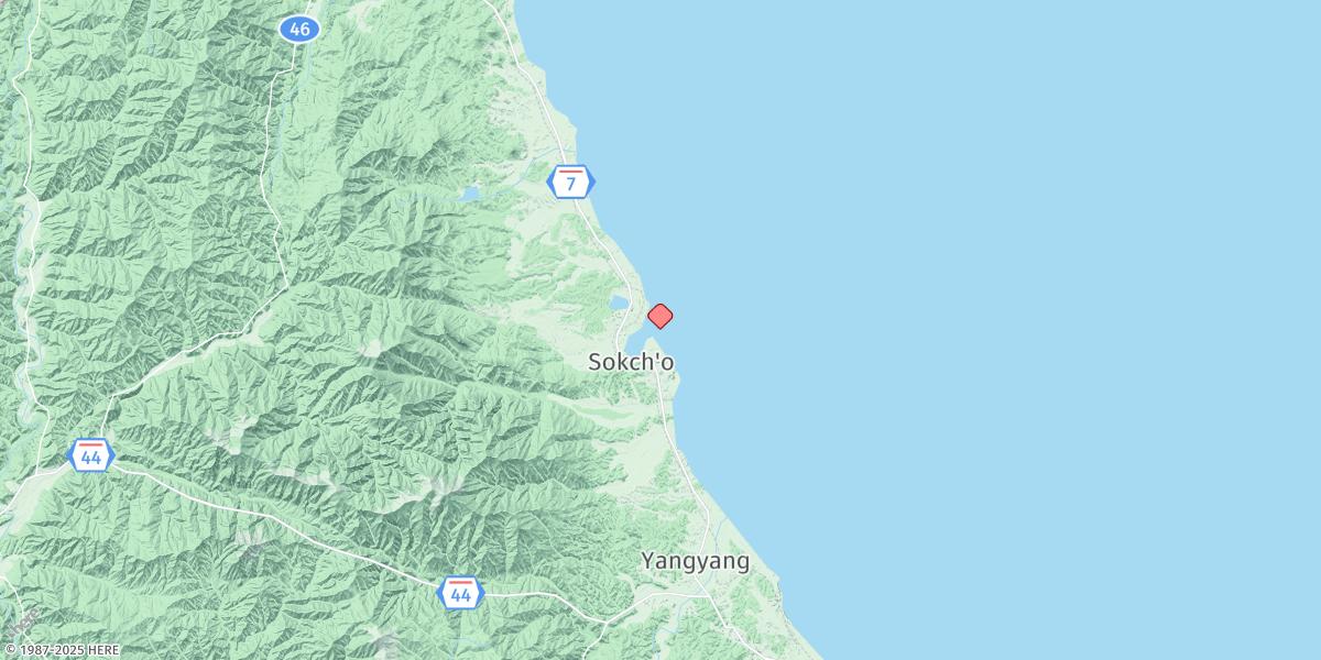 Map of Sokcho