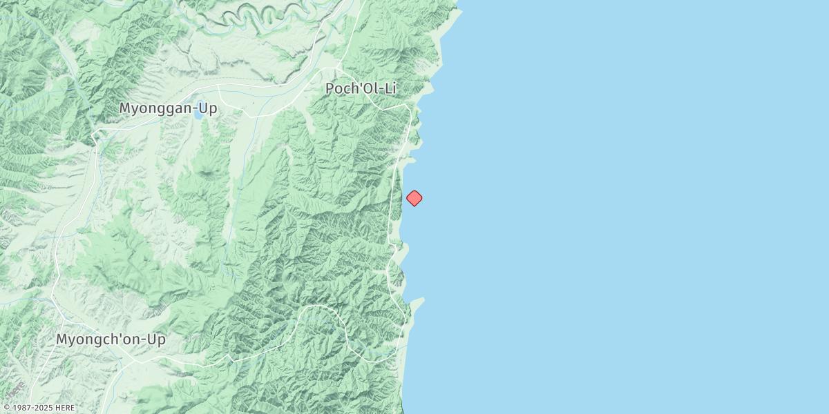 Map of Daeyanghwa Man