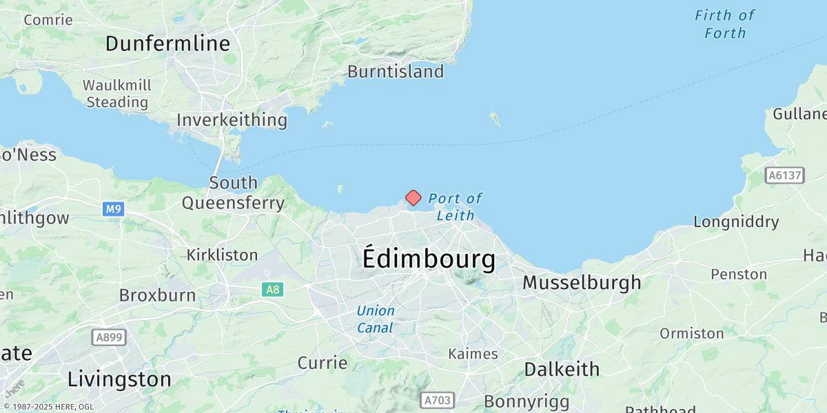 Map of Granton