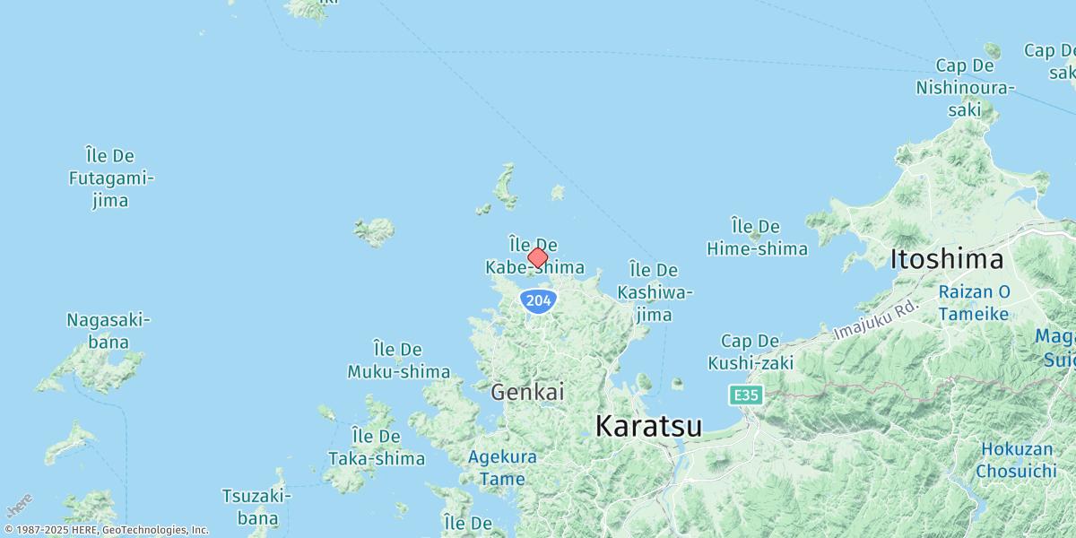 Map of Yobuko