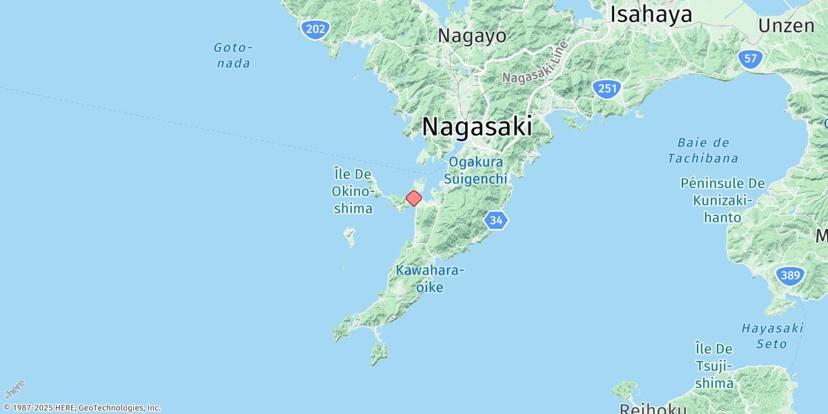 Map of Fukahori