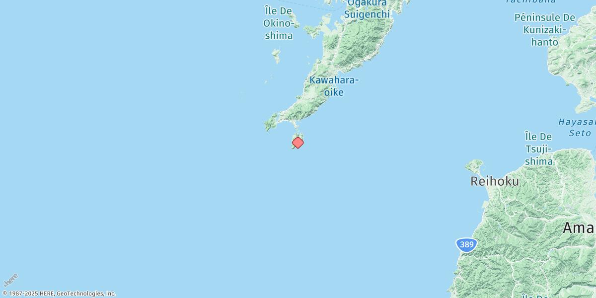 Map of Kabashima Suido