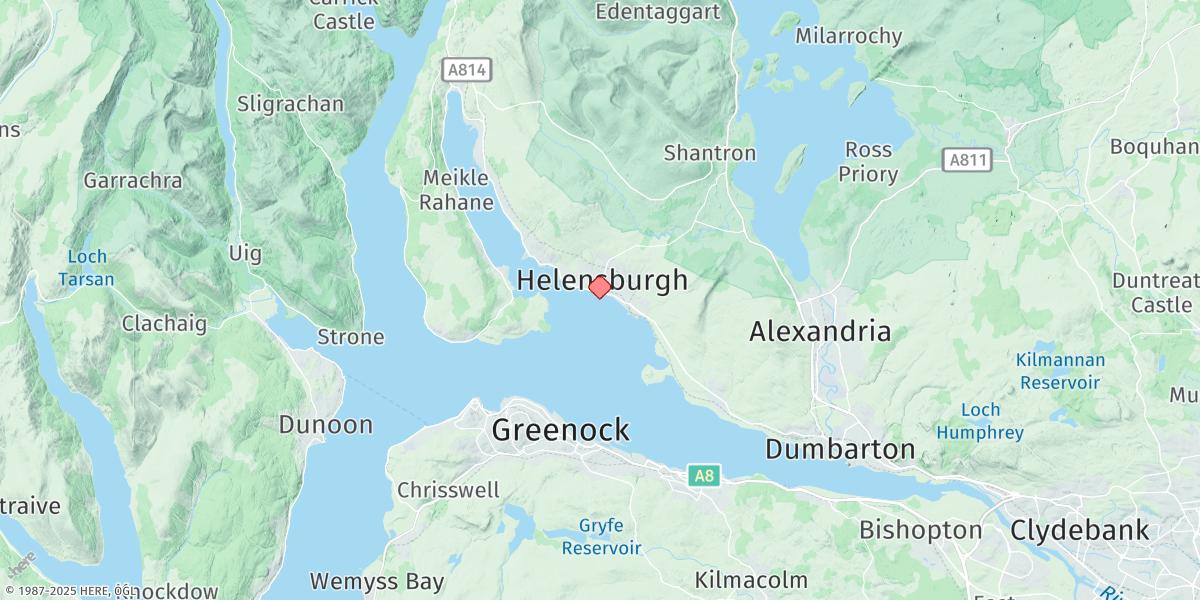 Map of Helensburgh