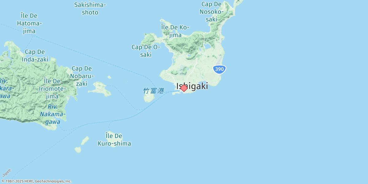 Map of Ishigaki
