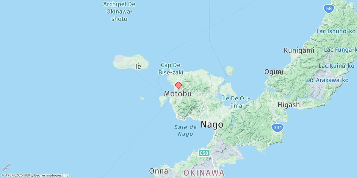 Map of Toguchi