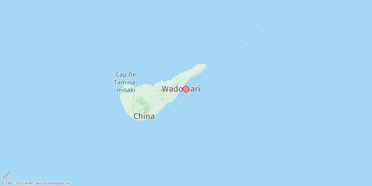 Map of Wadomari