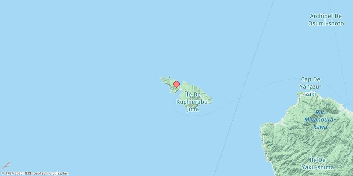 Map of Kuchi-no-erabu Shima