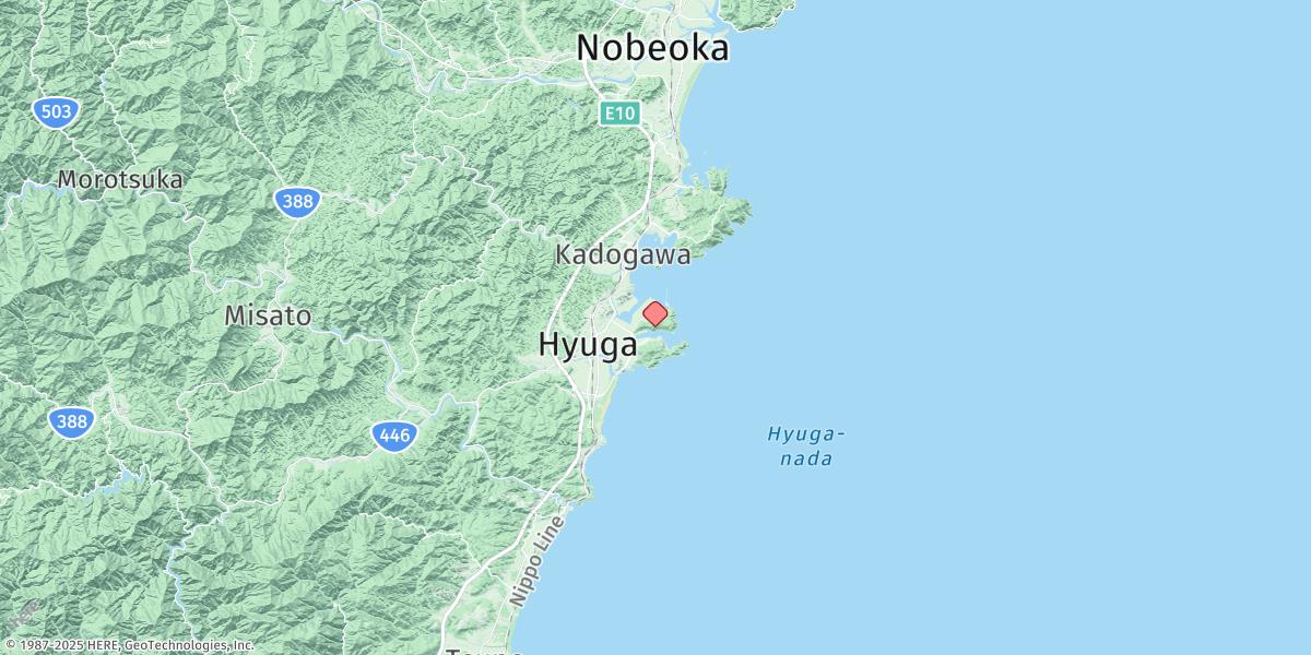 Map of Hososhima