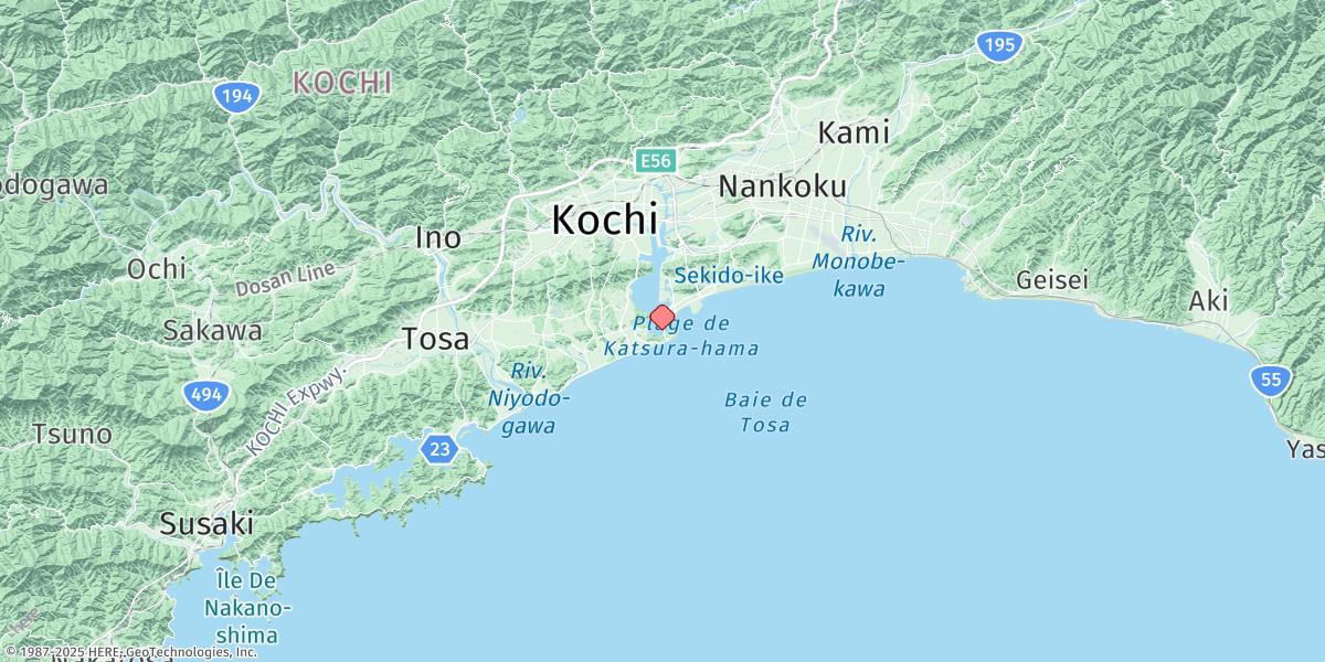 Map of Kochi Ko (Urado)