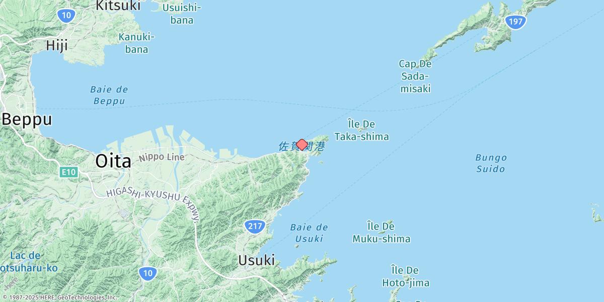 Map of Saganoseki Gyoko
