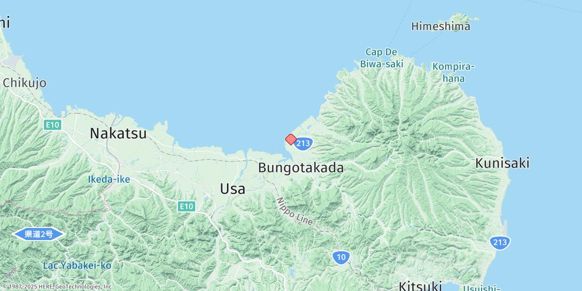 Map of Takada
