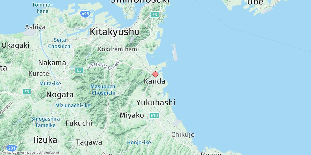 Map of Kanda